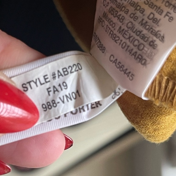 Madewell Gold Corduroy A-Line Mini Skirt Patch Pocket Edition Size 8 - Picture 9 of 10